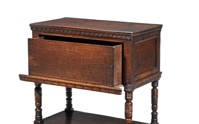 A rare and possibly unique Charles I joined oak table-on-frame, circa 1630