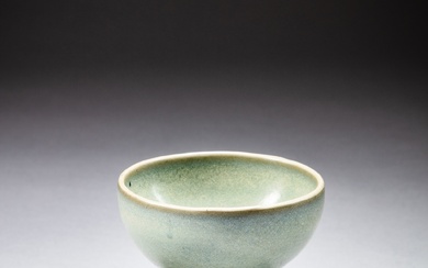 A small ’Jun’ bubble bowl, Song dynasty | 宋 鈞窰藍釉小盌