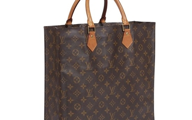 A tote bag, Louis Vuitton monogram sac plat a...