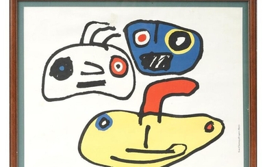 ABSTRACT LITHOGRAPH AFTER MIRO BY IVAN CHERMAYEFF