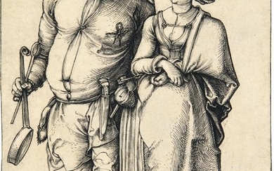ALBRECHT DÜRER | THE COOK AND HIS WIFE (B. 84; M., HOLL. 85)