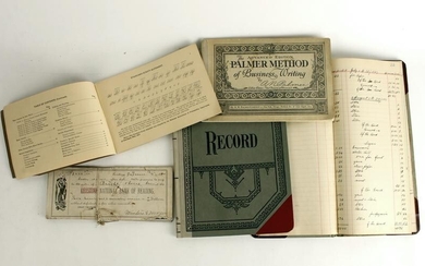ANTIQUE RECORD KEEPING & REFERENCE BOOKS