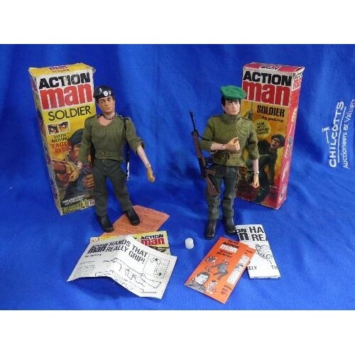 Action Man; A boxed 1970's 'Soldier now with Gripping Hands'...