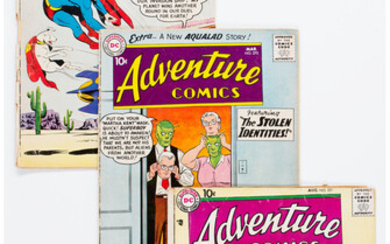 Adventure Comics Group of 18 (DC, 1958-65) Condition: Average...