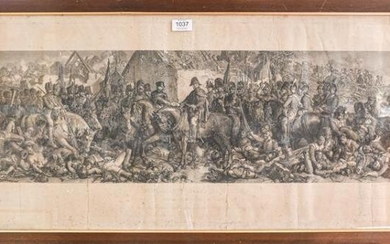 After Daniel Maclise RA, ''Wellington and Bluchar'', print, 40.5cm by...