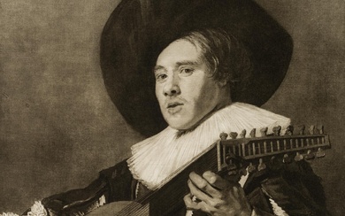 After HALS (*1580), The young guitar player (17th century), 1905, Photogravure