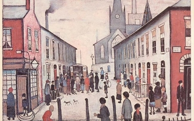 After Laurence Stephen Lowry RBA, RA (1887-1976) ''Fever Van'' Signed,...