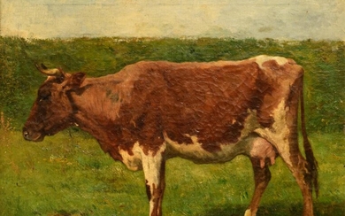 Alfred Verwee (1838-1895), 1862, 40,5 x 55,5 cm