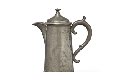 American Pewter Coffee Pot, Boardman and Co., New York, New York, Circa 1830