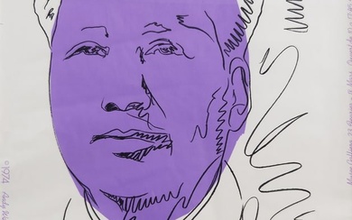 Andy Warhol (American, 1928-1987) - Mao (Wallpaper)