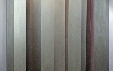 Anonimo del XX secolo, Installazione polimaterica, composto da 14 pilastri, altezza cm 205, (difetto)