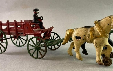 Antique Cast Iron Wagon