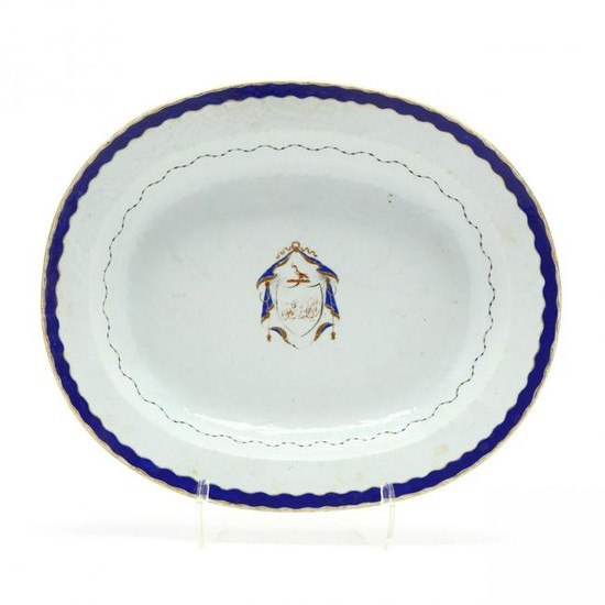 Antique Chinese Export Armorial Platter