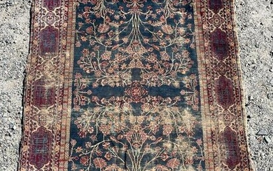 Antique Kirman Area Carpet, 7ft 9in x 5ft