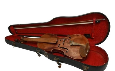 Antonio Mariani Labeled Violin with Two Bows.