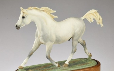 'Arab Stallion' porcelain figure by Royal Worcester
