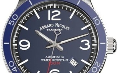 Armand Nicolet - MA2 Datum Automatik - A890AUA-BU-M2890A - from official retailer - Men - 2011-present