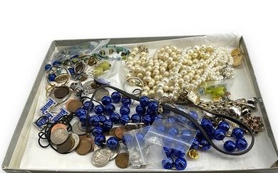 Assortment of Fashion Accessories and Coins