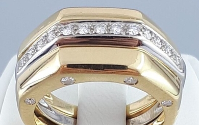 Audemars Piguet- 18 kt. White gold, Yellow gold - Ring - 0.74 ct Diamond