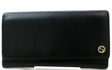 Authentic GUCCI Leather Long Wallet