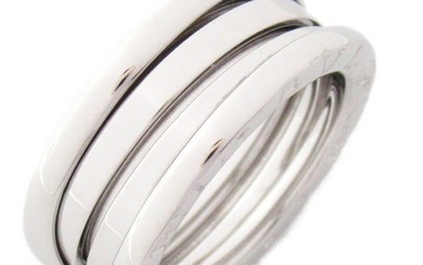 BVLGARI B-zero1 B-zero one ring 2 bands Ring Silver K18WG(WhiteGold) Silver