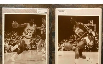 Basketball Photo Prints, Magic Johnson, Dominique Wilkins
