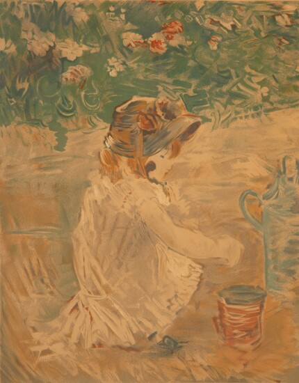 Berthe Morisot Untitled, Image Girl with a Pail