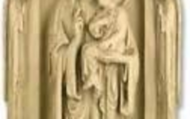 Blessed Mother & Child Wall Plaque + 46" tall +