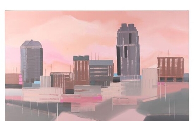 Bob Rankin (NC), Downtown Raleigh Skyline - Dawn