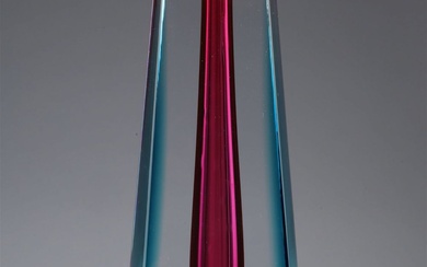 Bohemian Czech Exbor Art Glass Vase Pavel Hlava