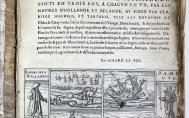 Book, Gerrit De Veer's Arctic Voyages, 1606