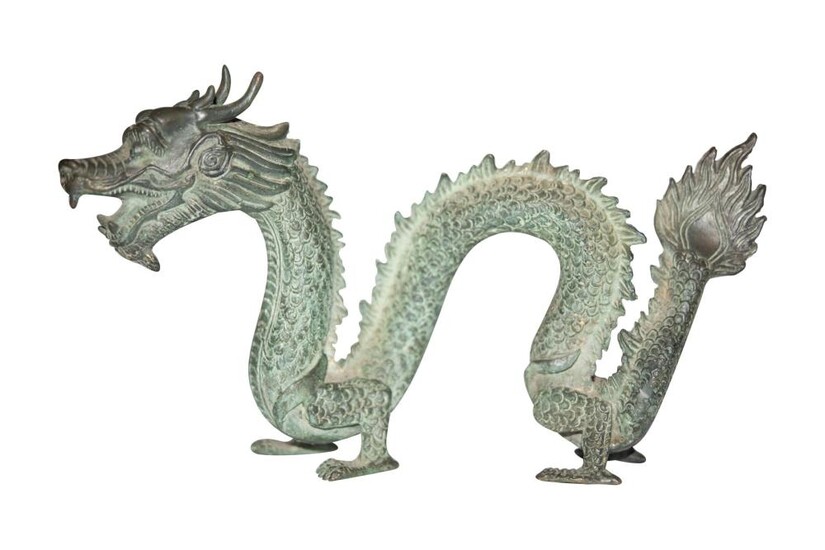 Bronze figure "Dragon" | Bronze Figur "Drachen"