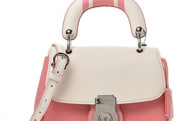 Burberry - Trench Calfskin Small DK88 Top Handle Bag Sugar Pink Natural Shoulder bag