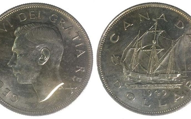 CANADA Silver Dollar 1949 (KM 47) AU