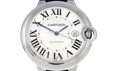 CARTIER - a stainless steel Ballon Bleu wrist watch, 41mm.