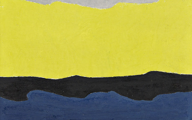 CHARLES GREEN SHAW (1892 - 1974, AMERICAN) Sky, Sea, Sand. Oil on canvasboard...