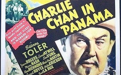 CHARLIE CHAN IN PANAMA '40 TITLE CARD ~ SYDNEY TOLER &