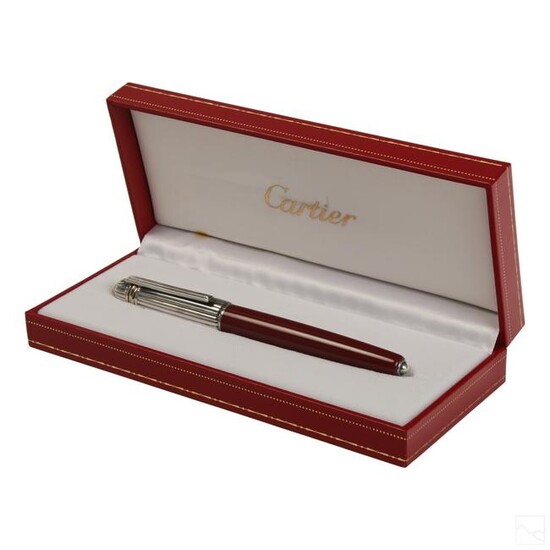 Cartier Sterling Silver Vintage Pasha Trinity Pen