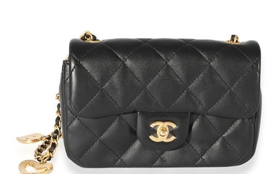 Chanel Black Quilted Lambskin Mini Flap Bag