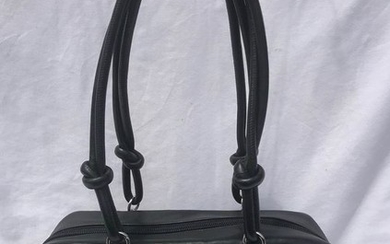 Chanel -Cambon Black Quilted Leather Shoulder Bag