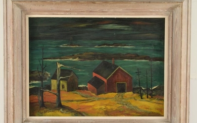 Charles Harsanyi "Storm Over Wic Wac" Oil Painting