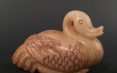 Chinese Archaic 'Duck' Jade Ornament