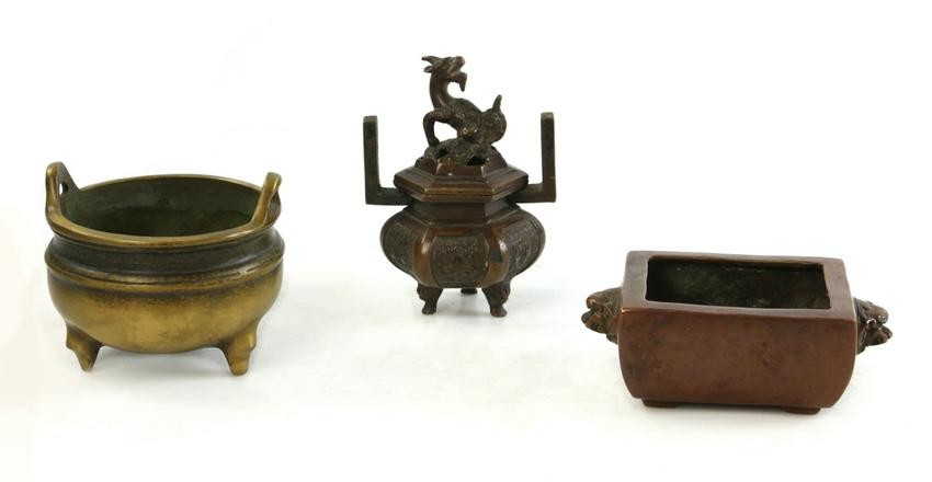 Chinese Bronze Incense Burners