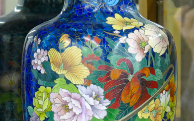 Chinese Cloisonne Vase 12''