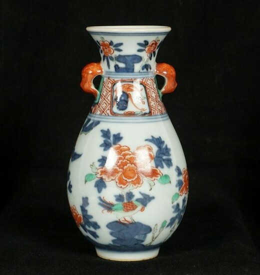 Antique Chinese Miniature Famille Rose Vase
