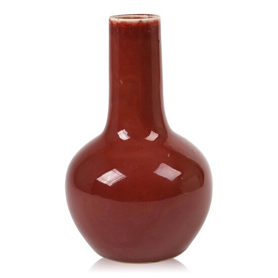 Chinese Oxblood Red Vase.