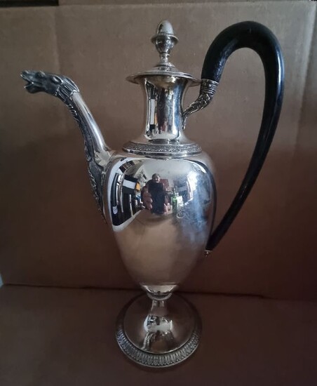 Coffee pot - .800 silver - Maestro Argentiere Bigatti Samuele - Regno Lombardo-Veneto - Milano - Italy - First half 19th century