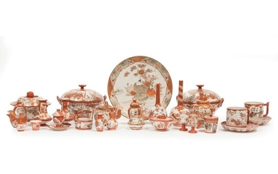 Collection of Japanese Kutani Porcelain
