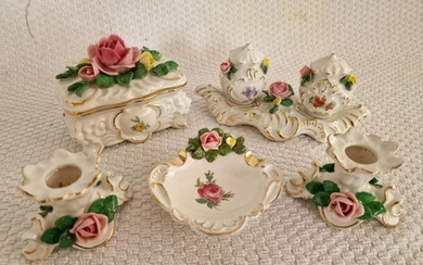 Collection of Vintage Dresden (Germany) Porcelain Tableware ...
