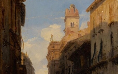 Corso Sant'Anastasia, Verona, Richard Parkes Bonington